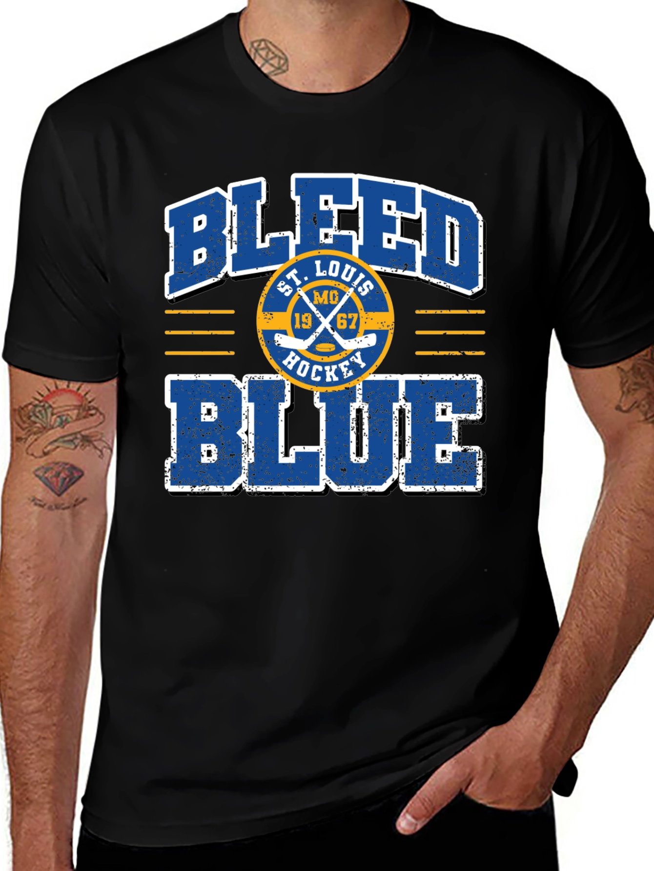 St. Louis Blues Hockey Graphic T-Shirt