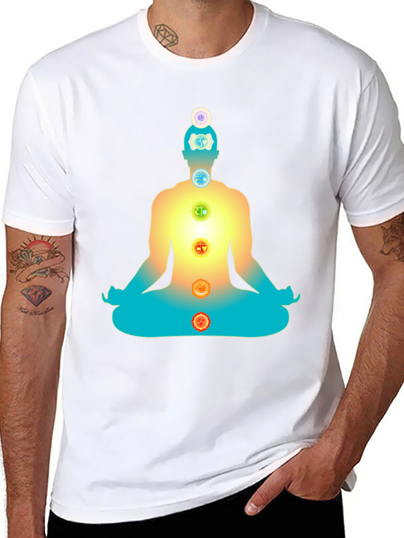 Chakra Meditation T-Shirt - Balance & Harmony
