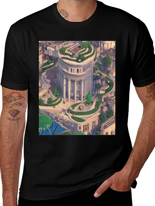 Urban Oasis T-Shirt: Green Building Design Tee