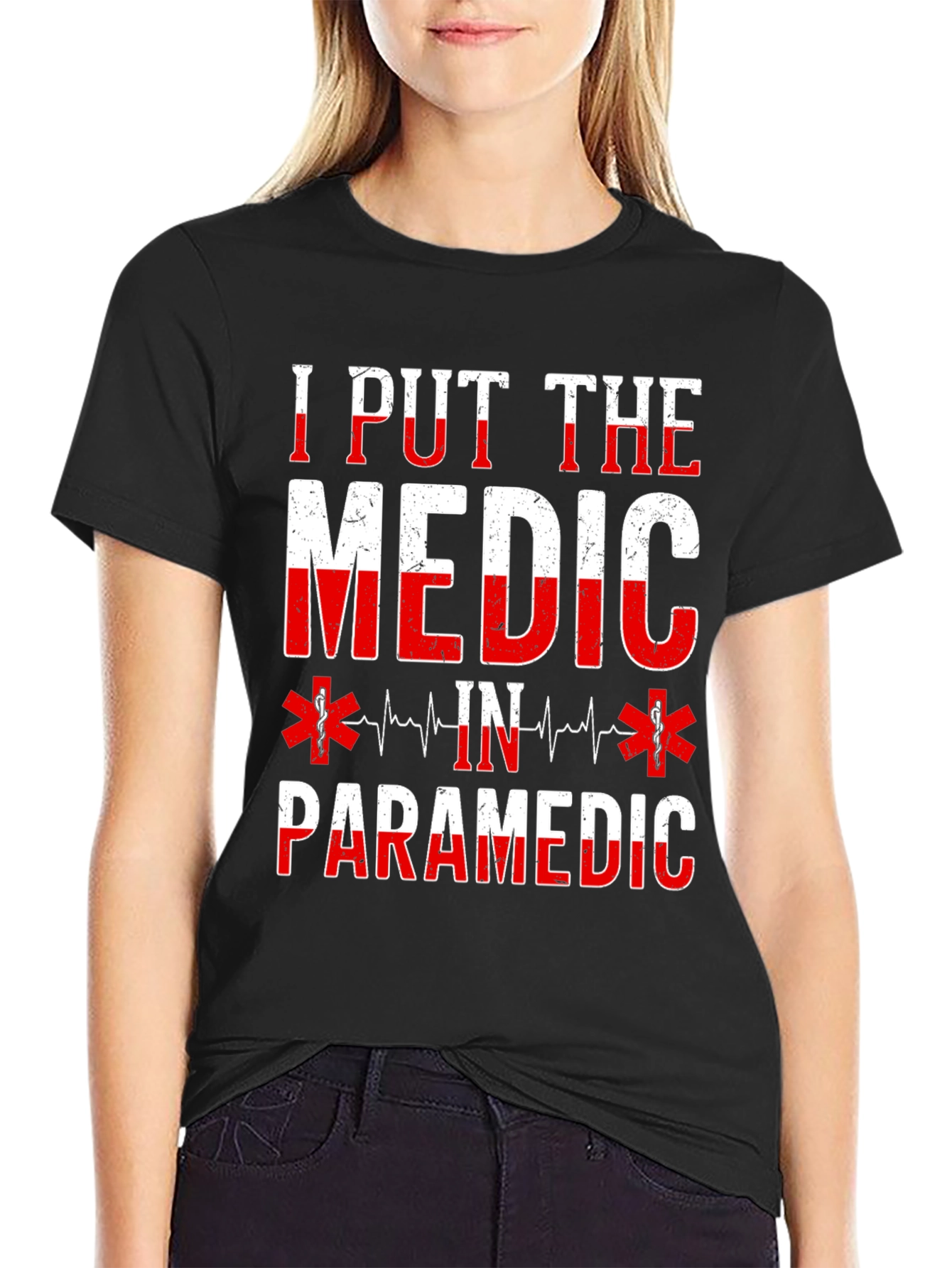 I Put The Medic In Paramedic Graphic T-Shirt