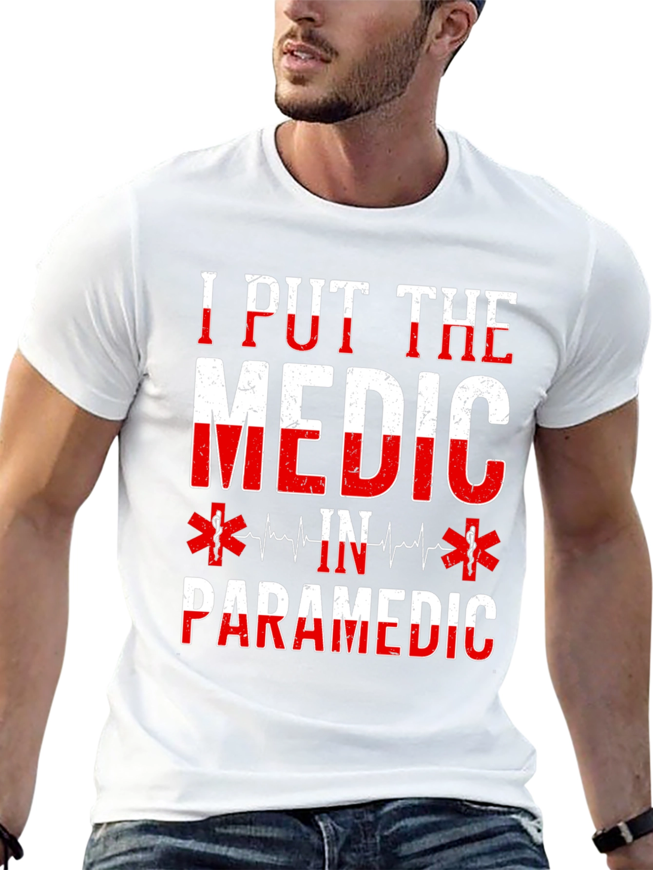I Put The Medic In Paramedic Graphic T-Shirt