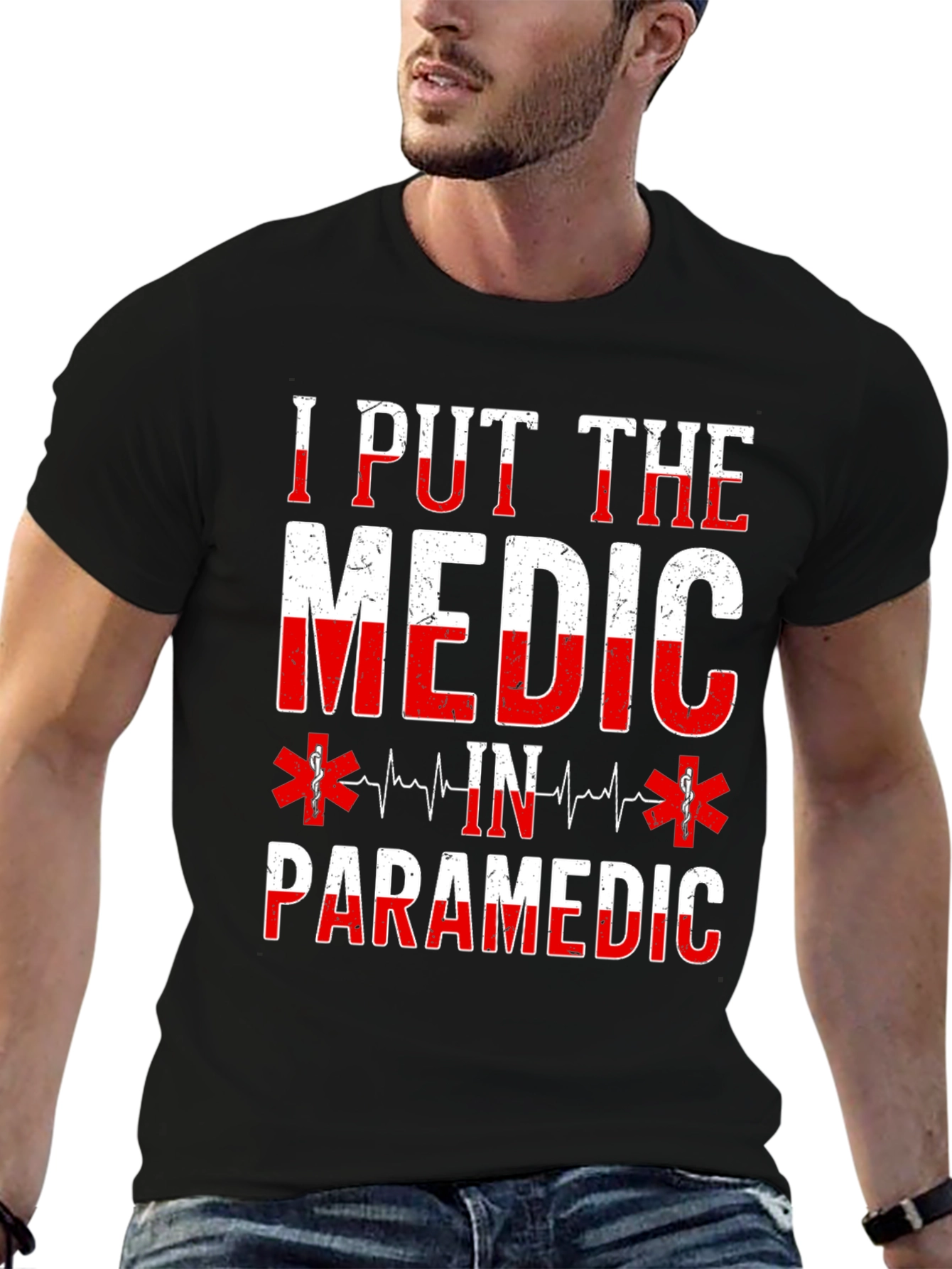 I Put The Medic In Paramedic Graphic T-Shirt