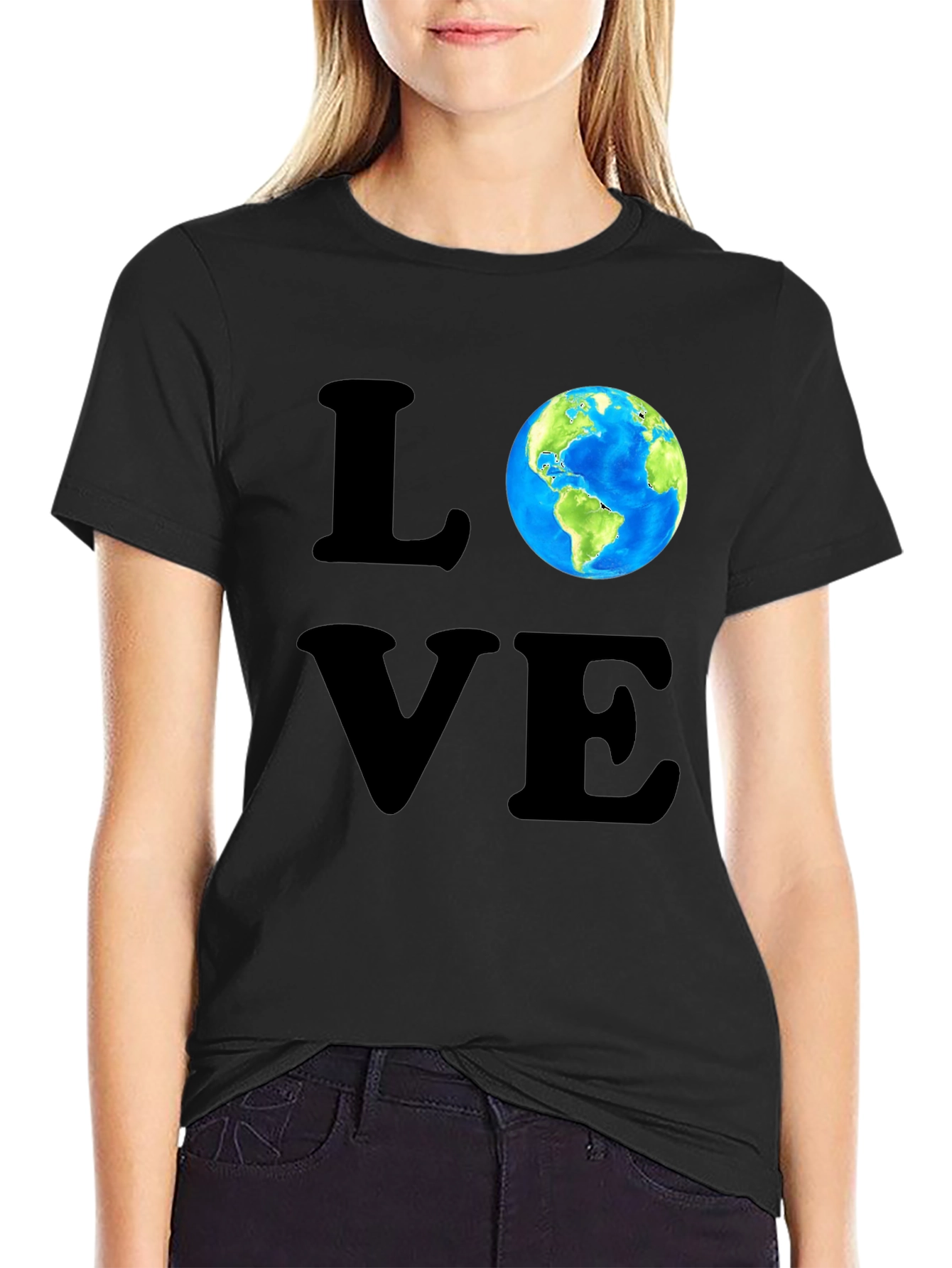 Love Earth T-Shirt - Graphic Print Tee