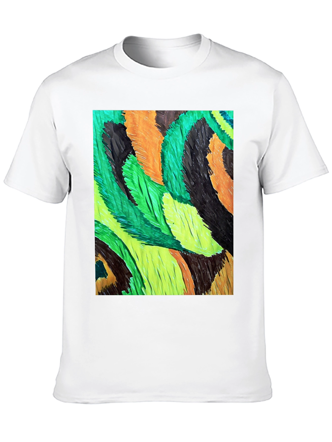 Abstract Swirl Tee - Unique Graphic Print Shirt