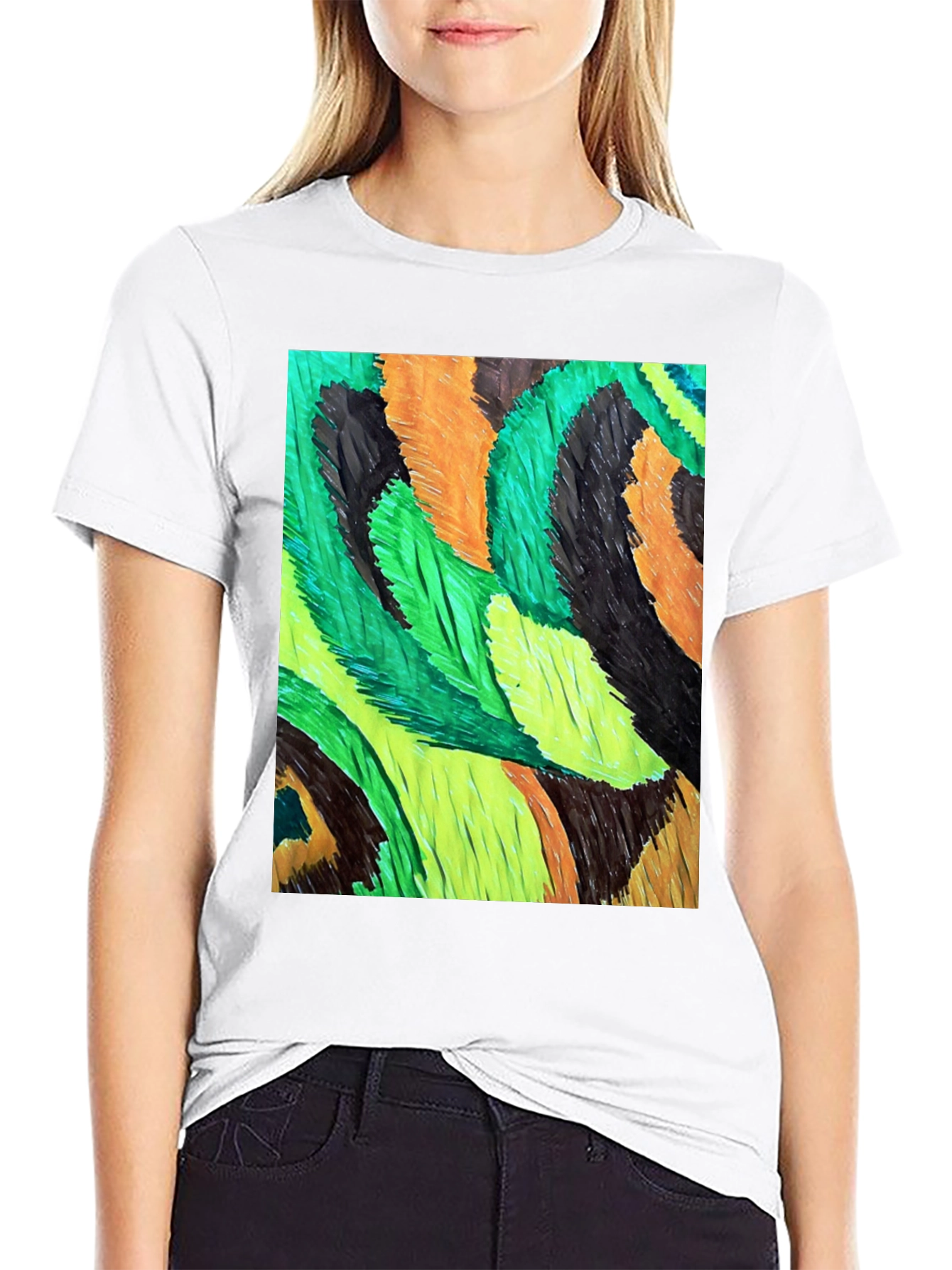 Abstract Swirl Tee - Unique Graphic Print Shirt