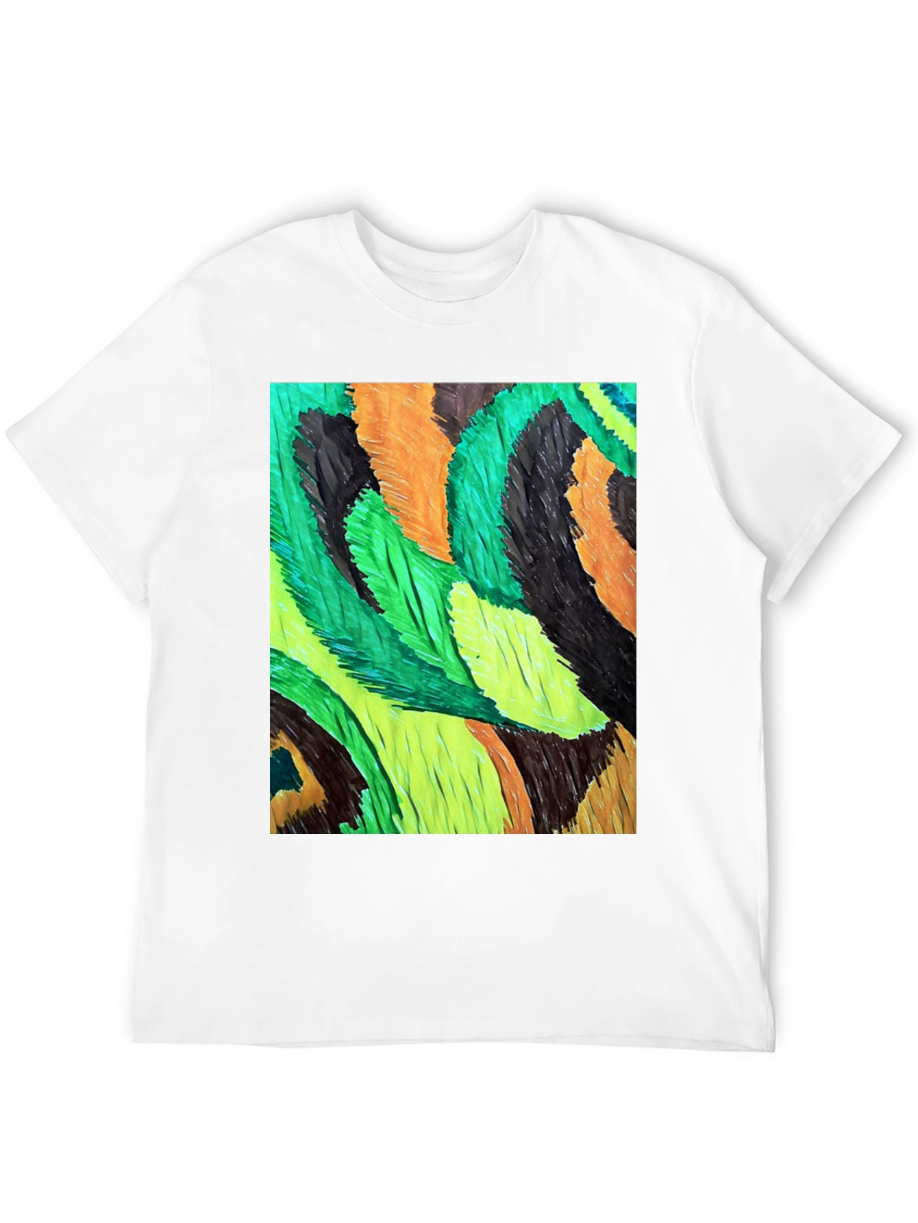 Abstract Swirl Tee - Unique Graphic Print Shirt