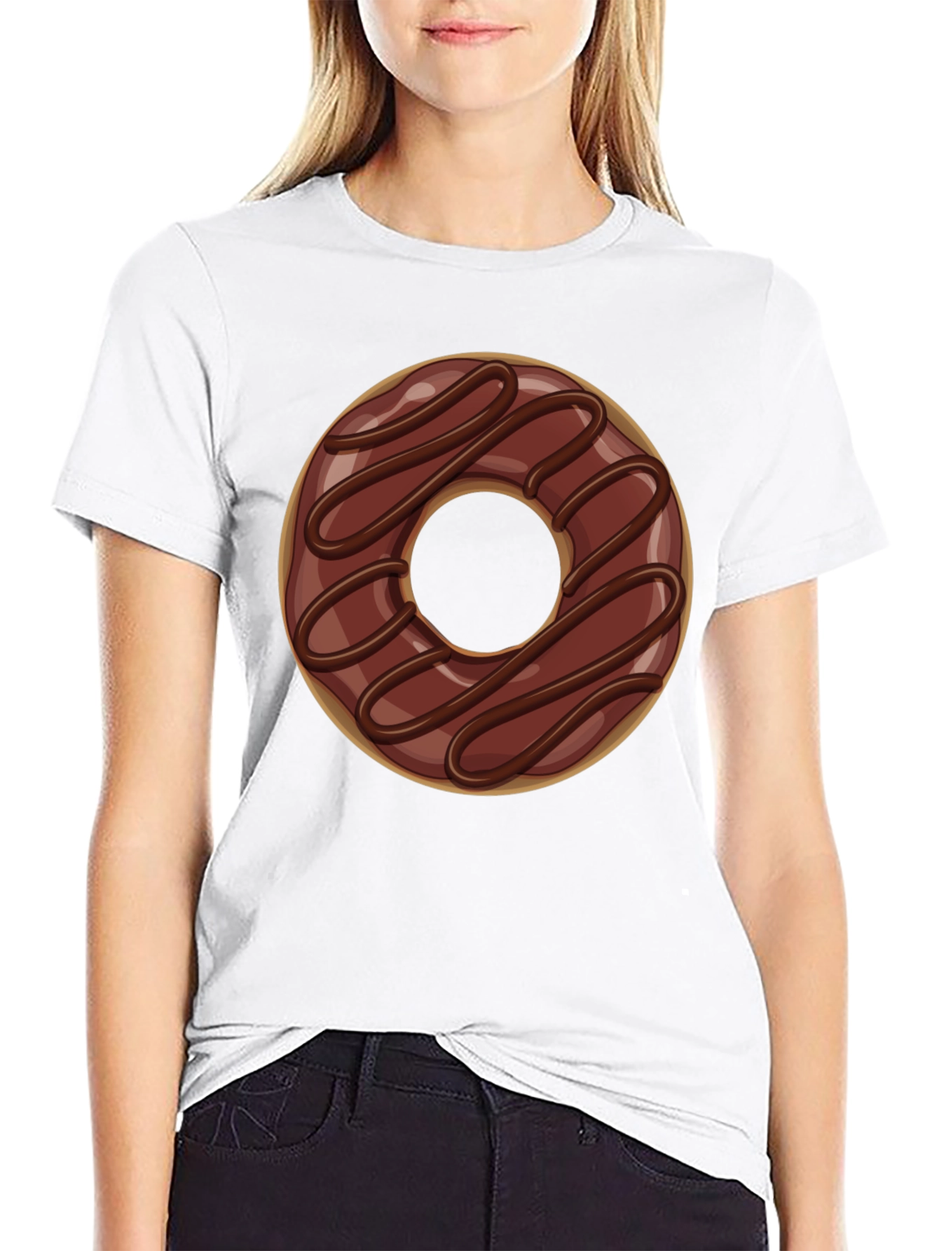 Chocolate Donut T-Shirt - Sweet Treat Style!