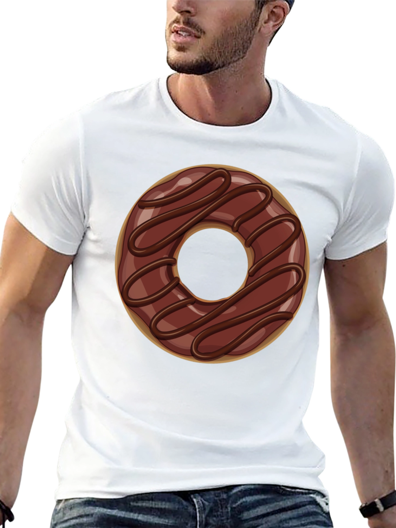 Chocolate Donut T-Shirt - Sweet Treat Style!