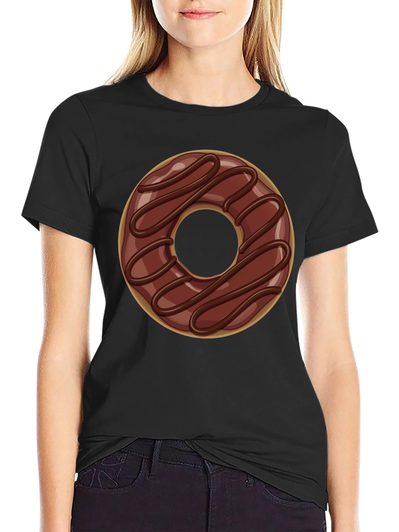Chocolate Donut T-Shirt - Sweet Treat Style!