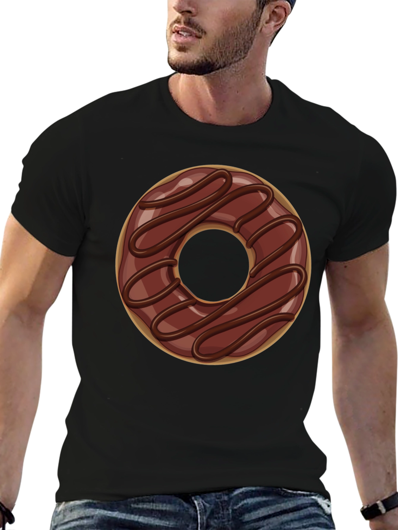 Chocolate Donut T-Shirt - Sweet Treat Style!