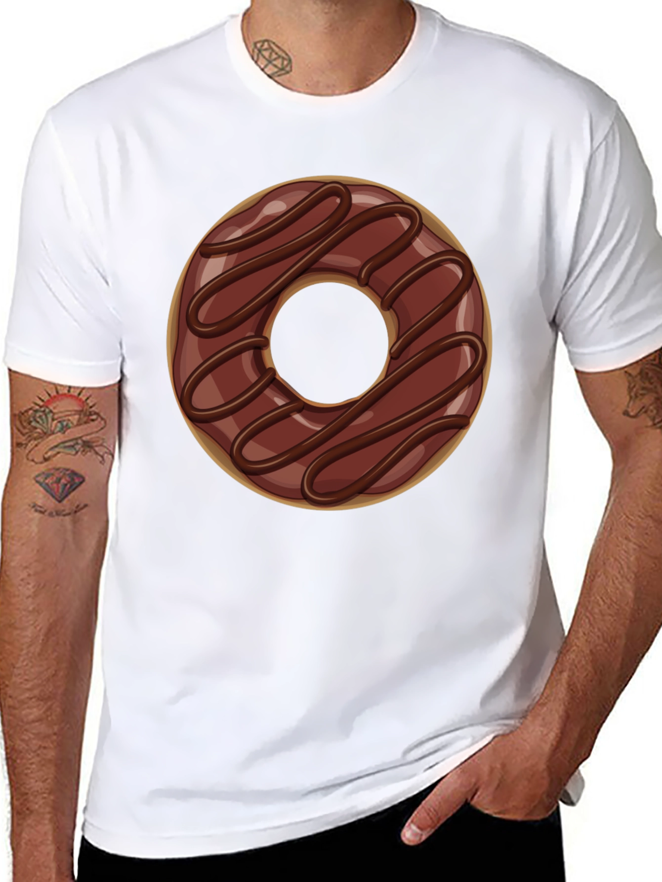 Chocolate Donut T-Shirt - Sweet Treat Style!