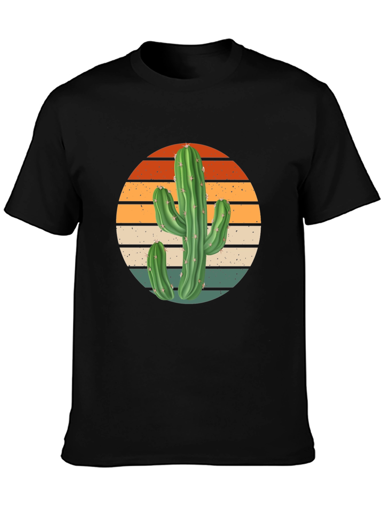 Cactus Sunset Graphic Tee - Unique Desert Style
