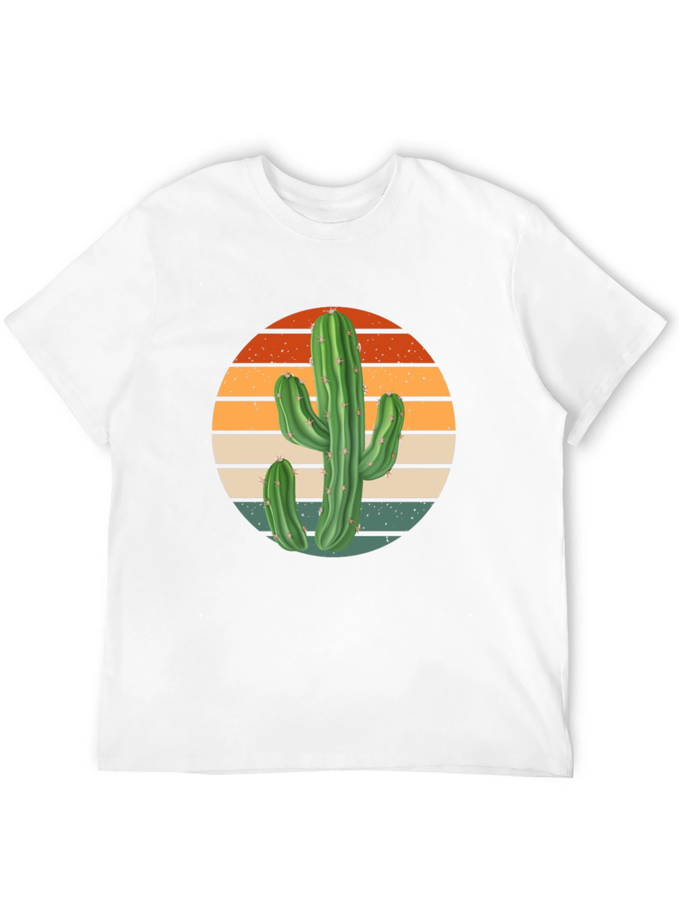 Cactus Sunset Graphic Tee - Unique Desert Style