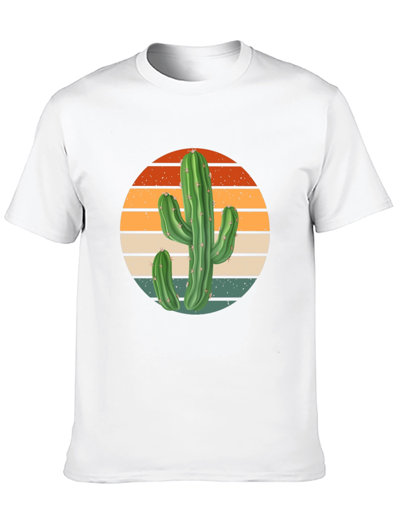 Cactus Sunset Graphic Tee - Unique Desert Style