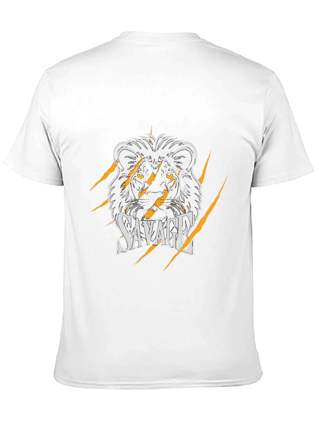Savage Lion Graphic Black T-Shirt