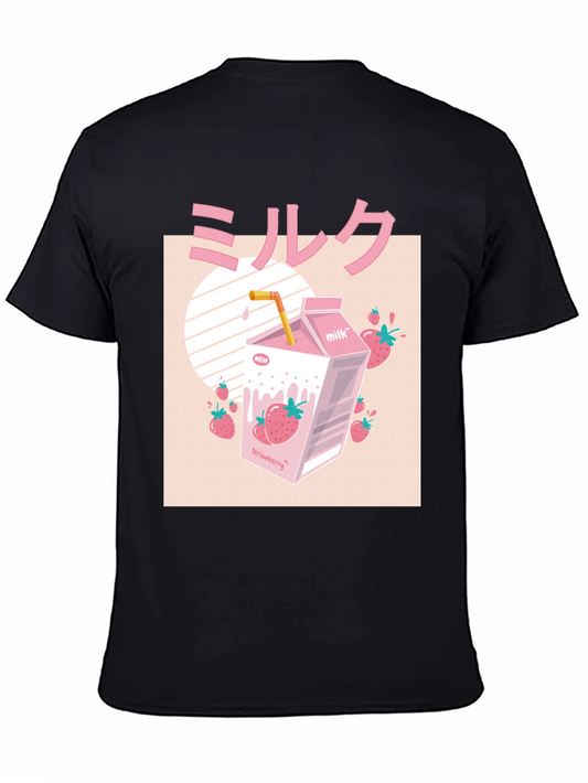 Strawberry Milk T-Shirt - Japanese Aesthetic