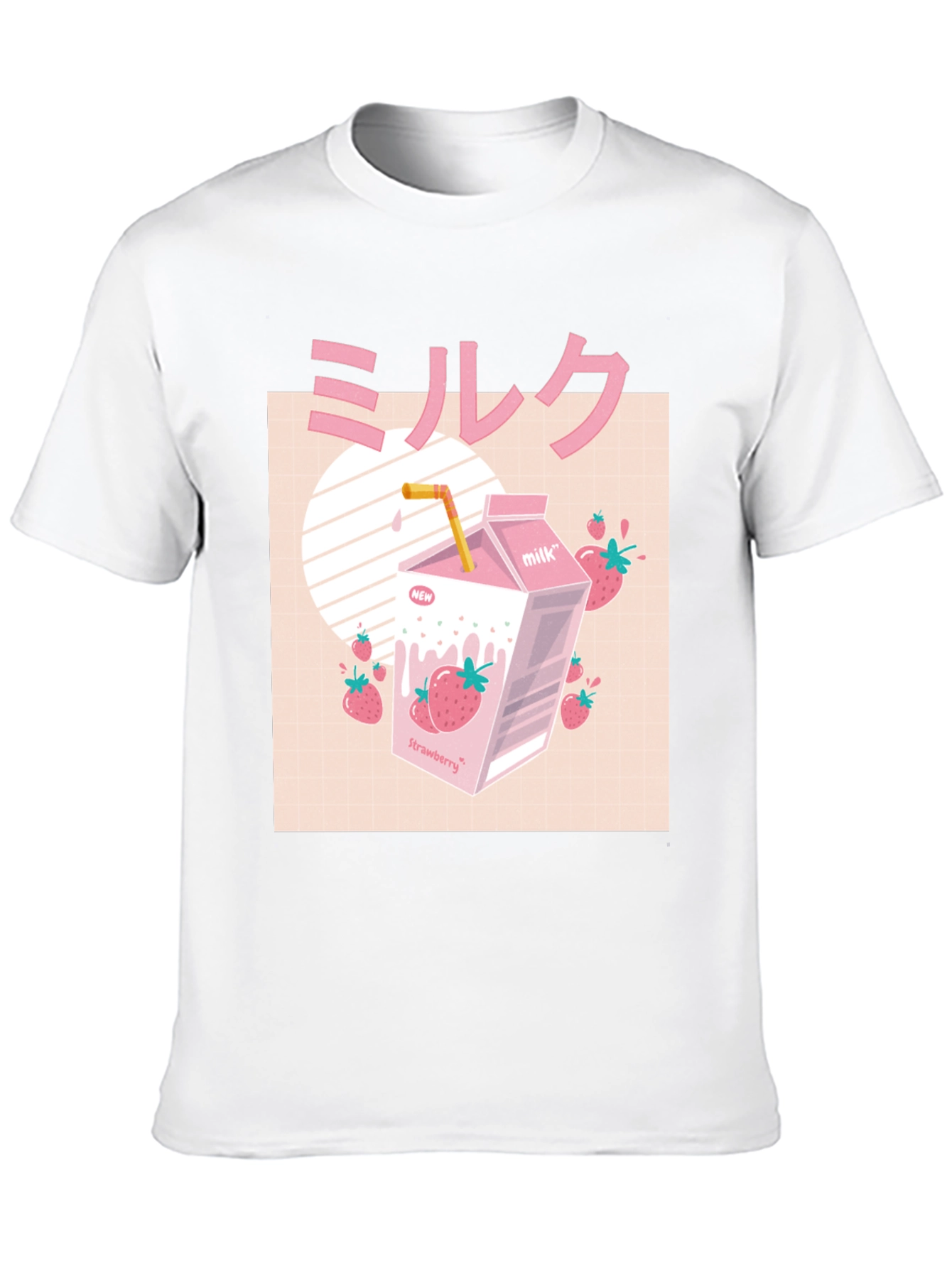 Strawberry Milk T-Shirt - Japanese Aesthetic