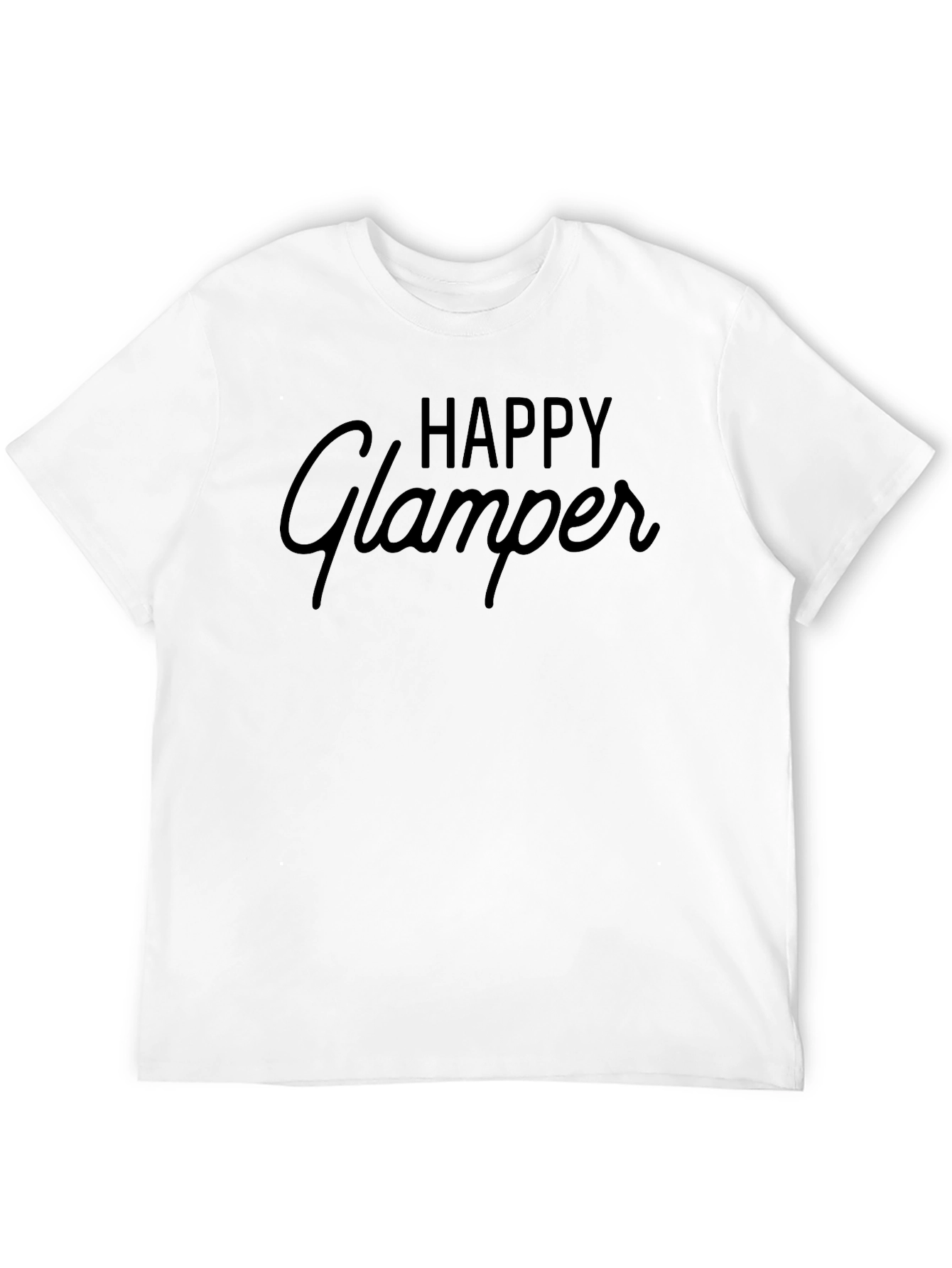 Happy Glamper Graphic Tee - Camping Shirt