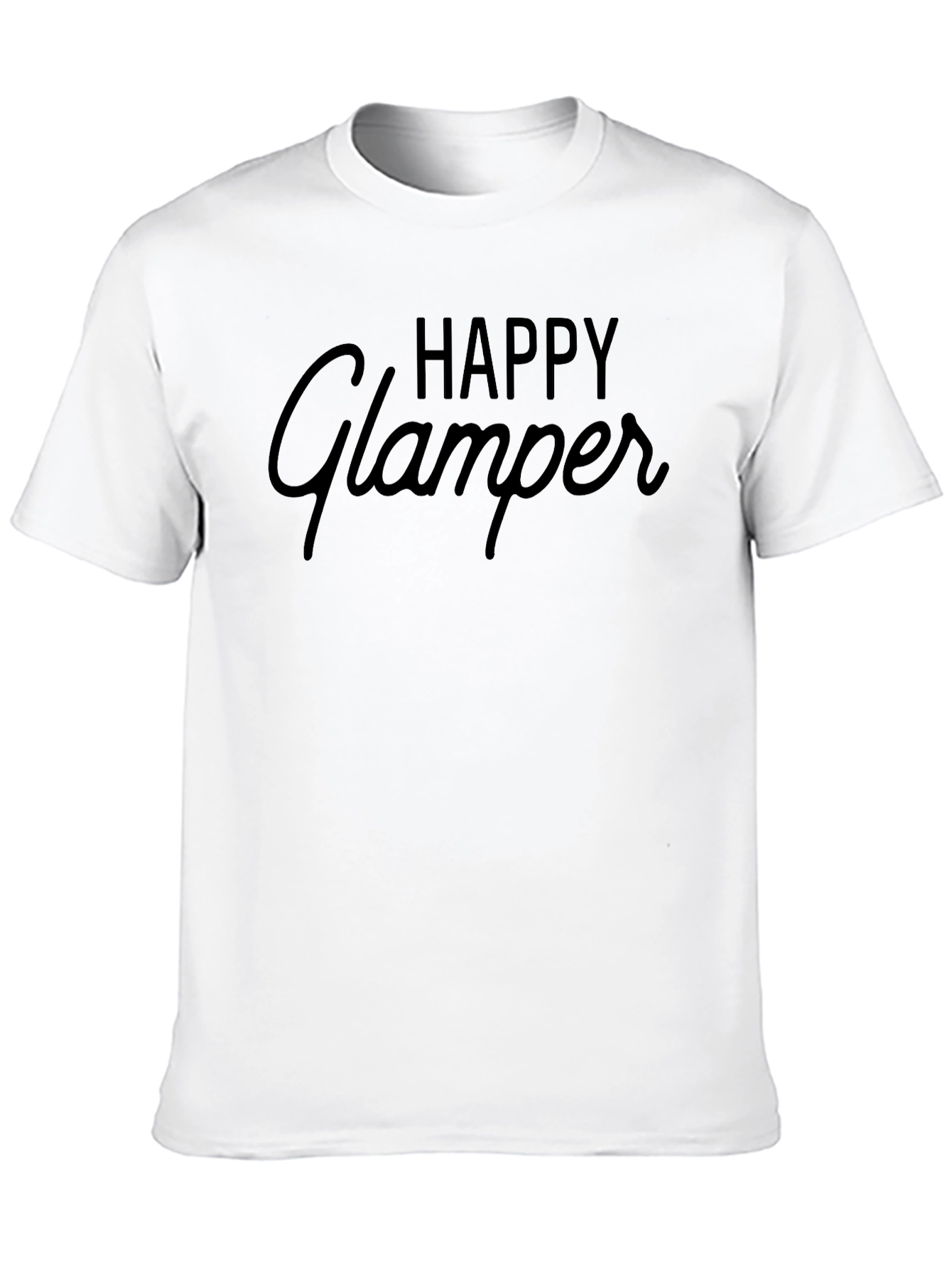 Happy Glamper Graphic Tee - Camping Shirt