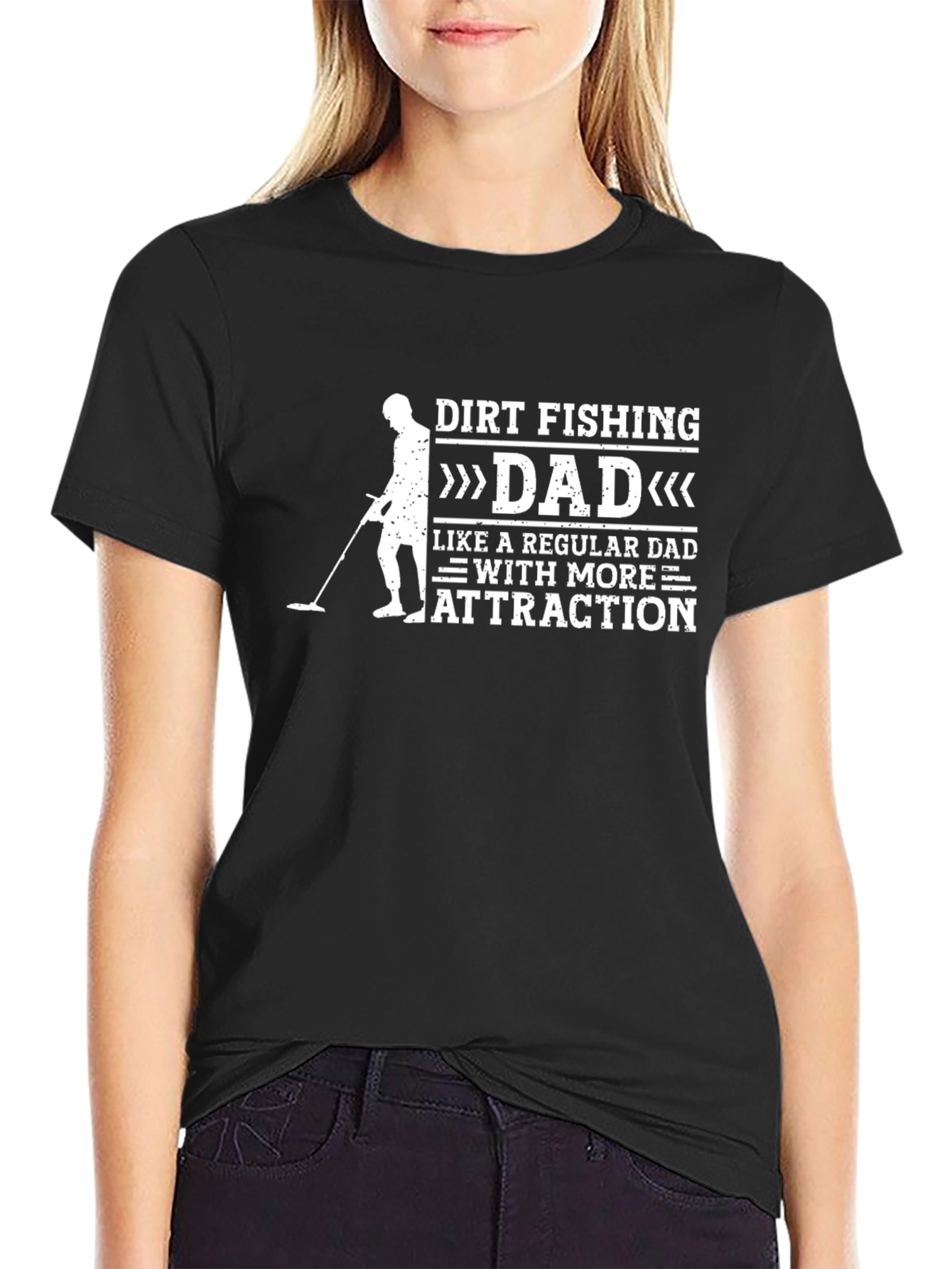 Dirt Fishing Dad Graphic T-Shirt