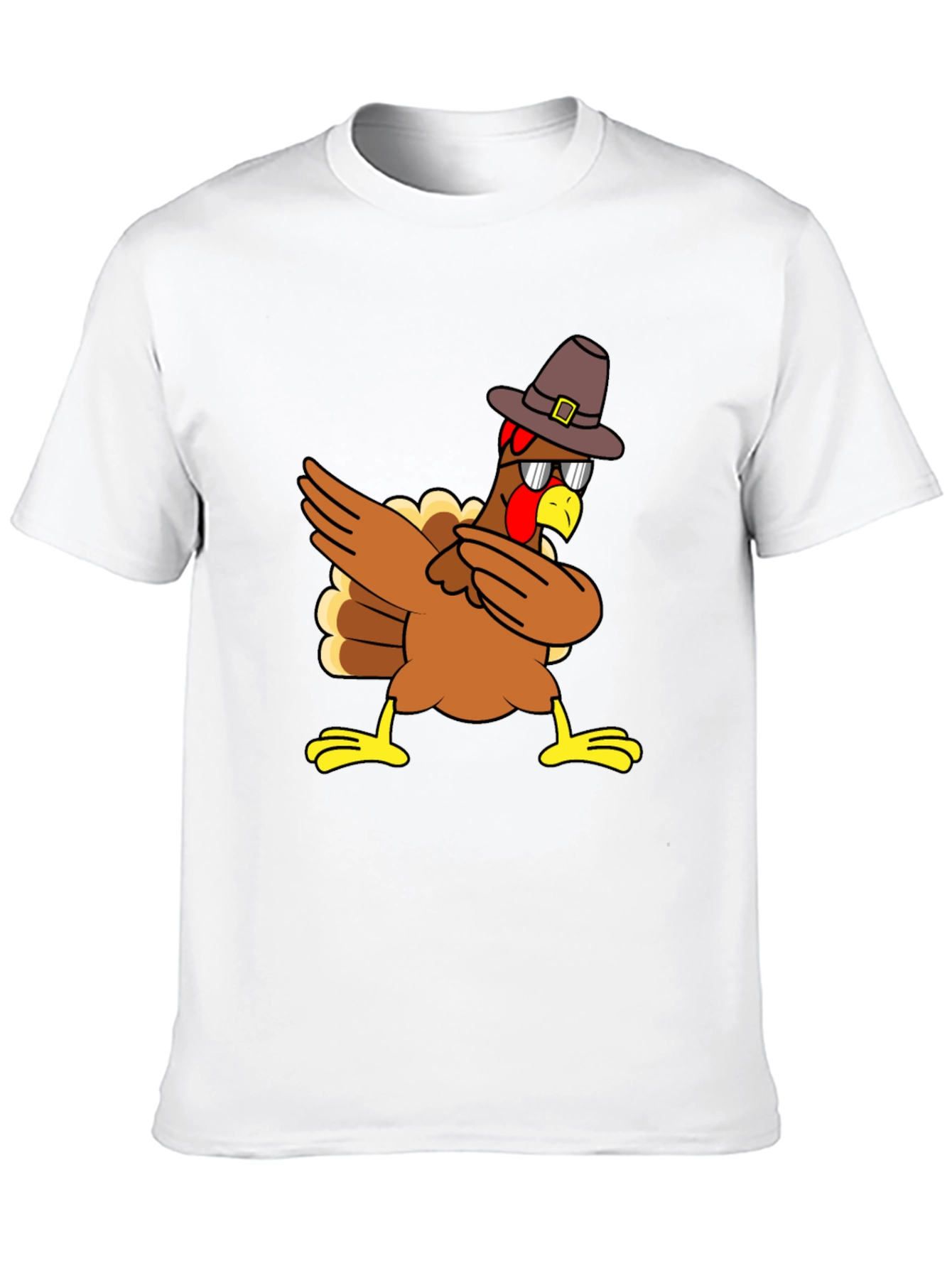 Dabbing Turkey Pilgrim T-Shirt