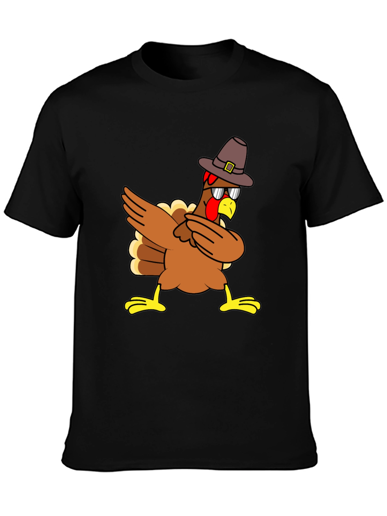 Dabbing Turkey Pilgrim T-Shirt