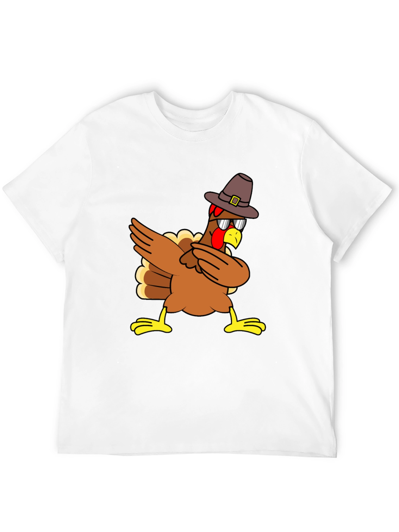 Dabbing Turkey Pilgrim T-Shirt