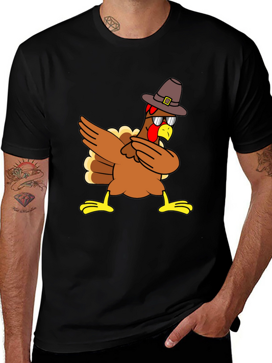 Dabbing Turkey Pilgrim T-Shirt