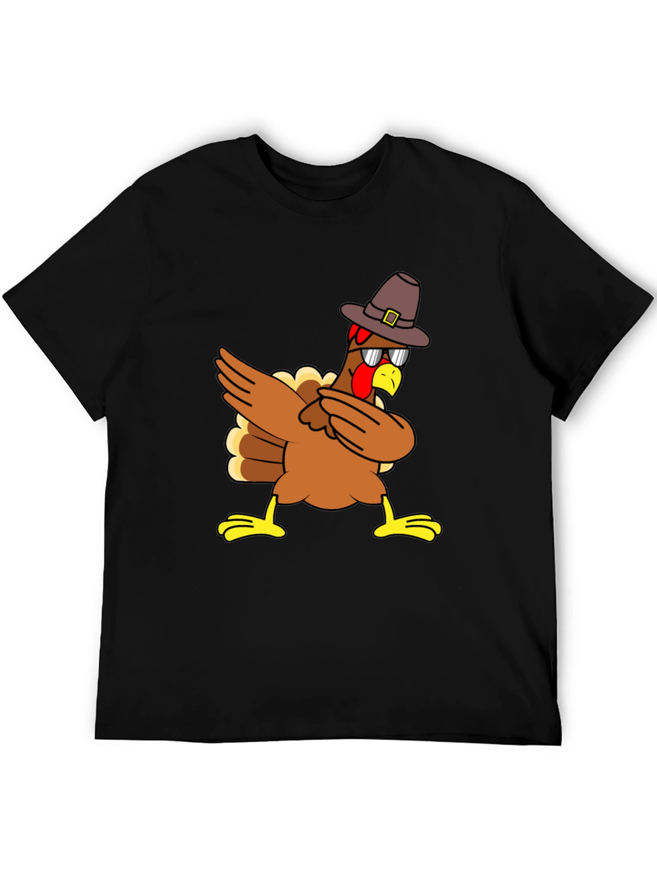 Dabbing Turkey Pilgrim T-Shirt