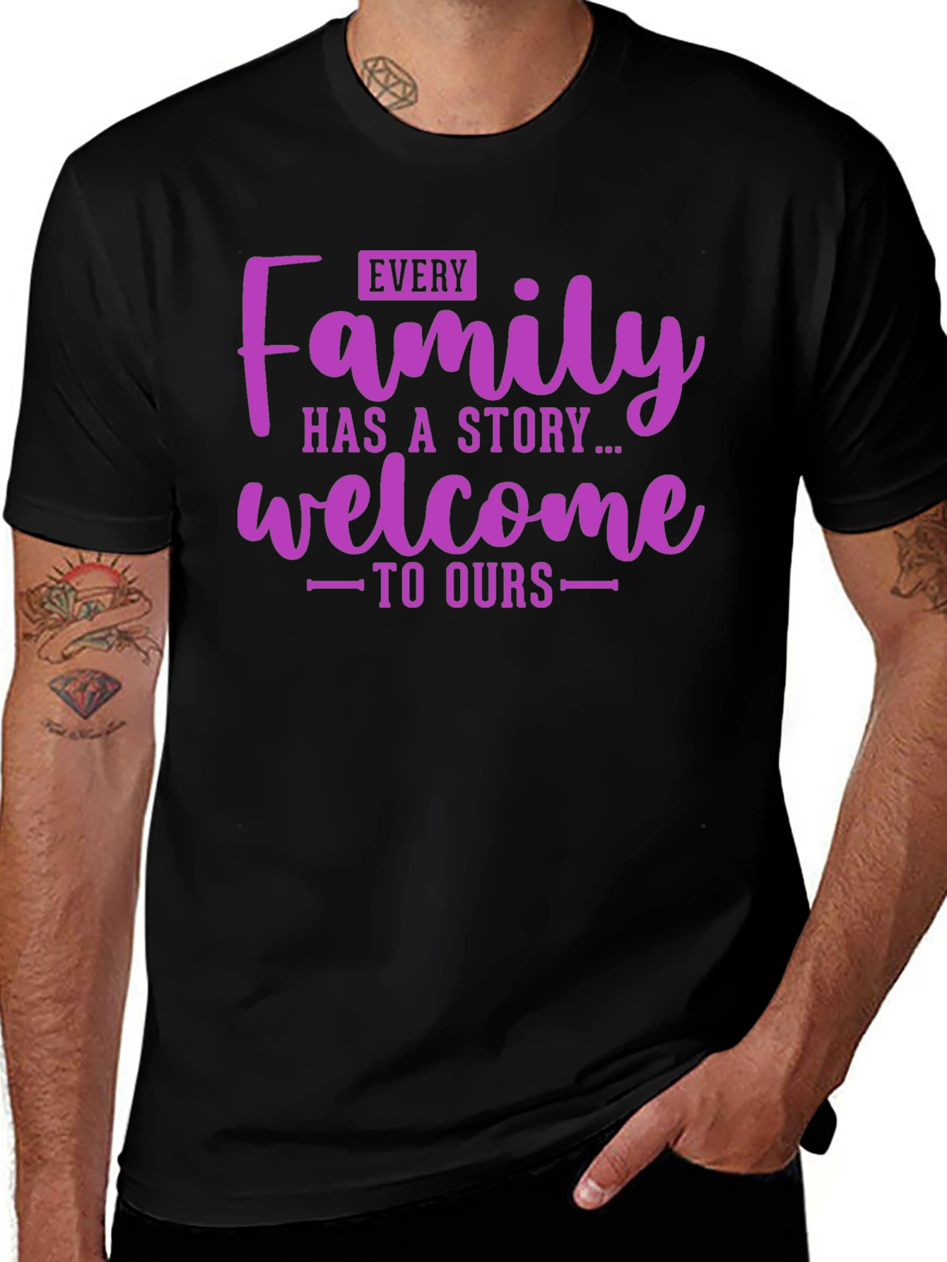Family Story T-Shirt - Welcome to Ours Tee