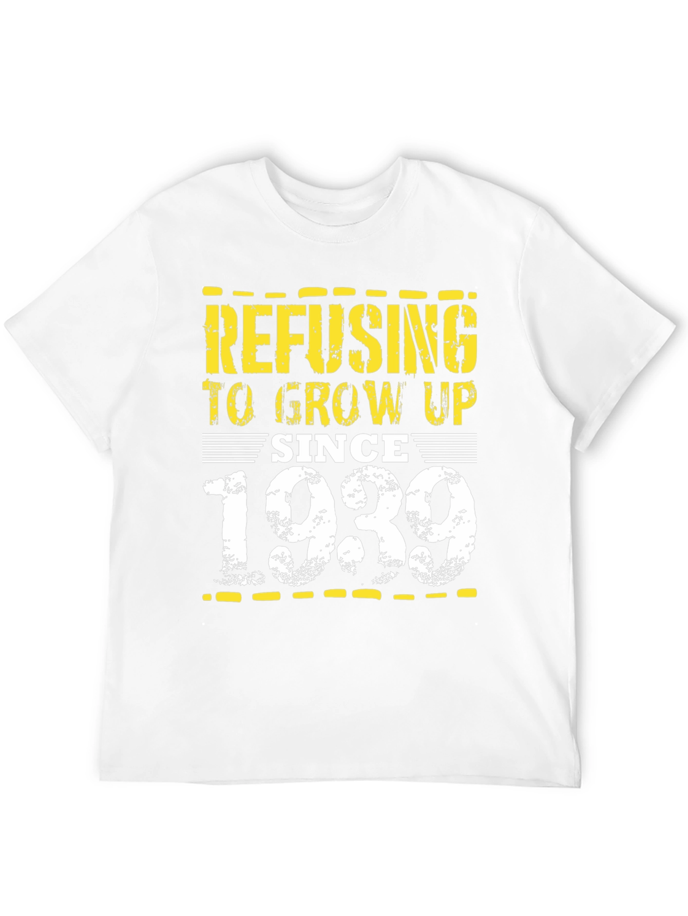 Refusing to Grow Up Since 1939 Black Tee