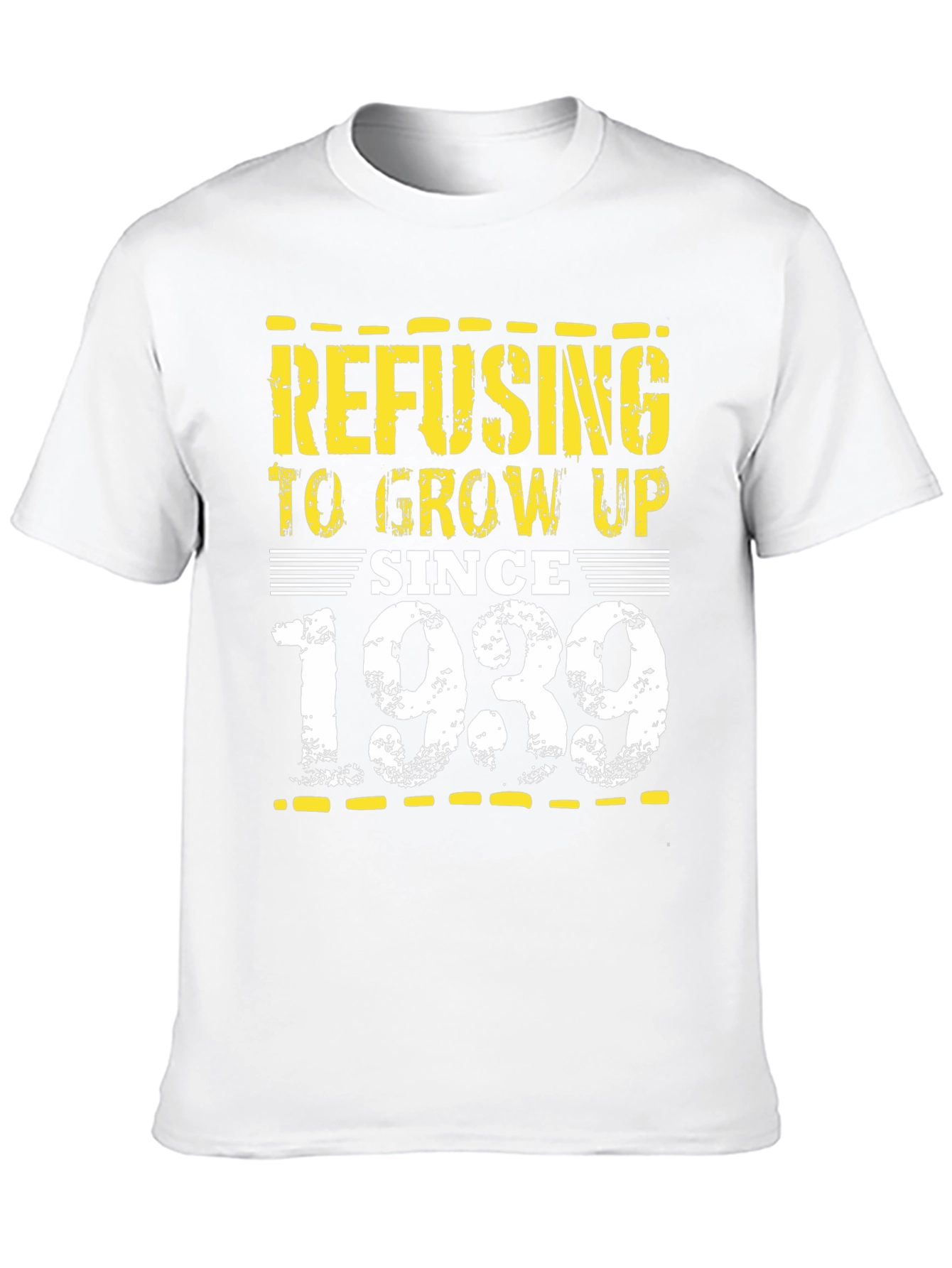 Refusing to Grow Up Since 1939 Black Tee