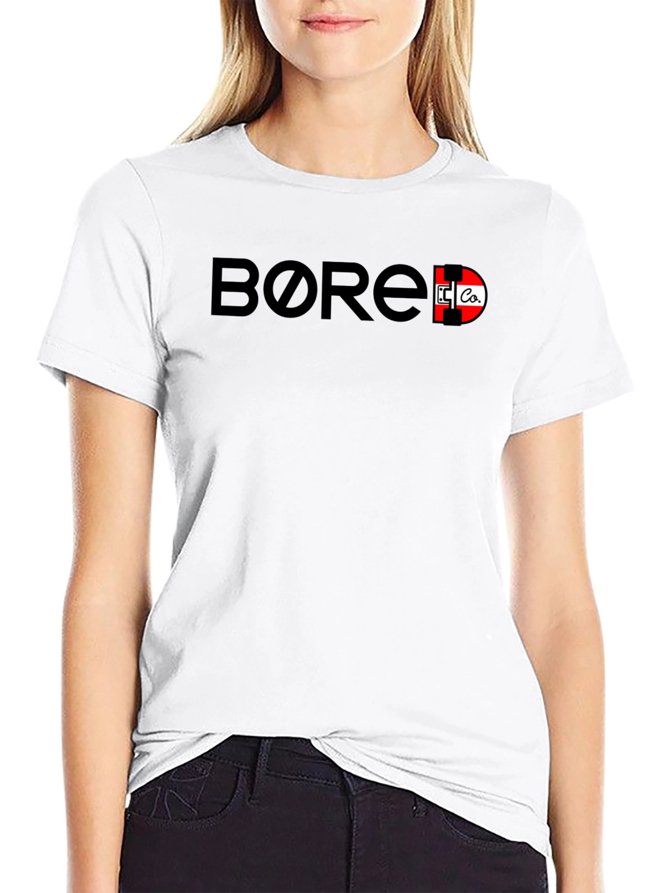 Bored Co. Graphic Print Black T-Shirt