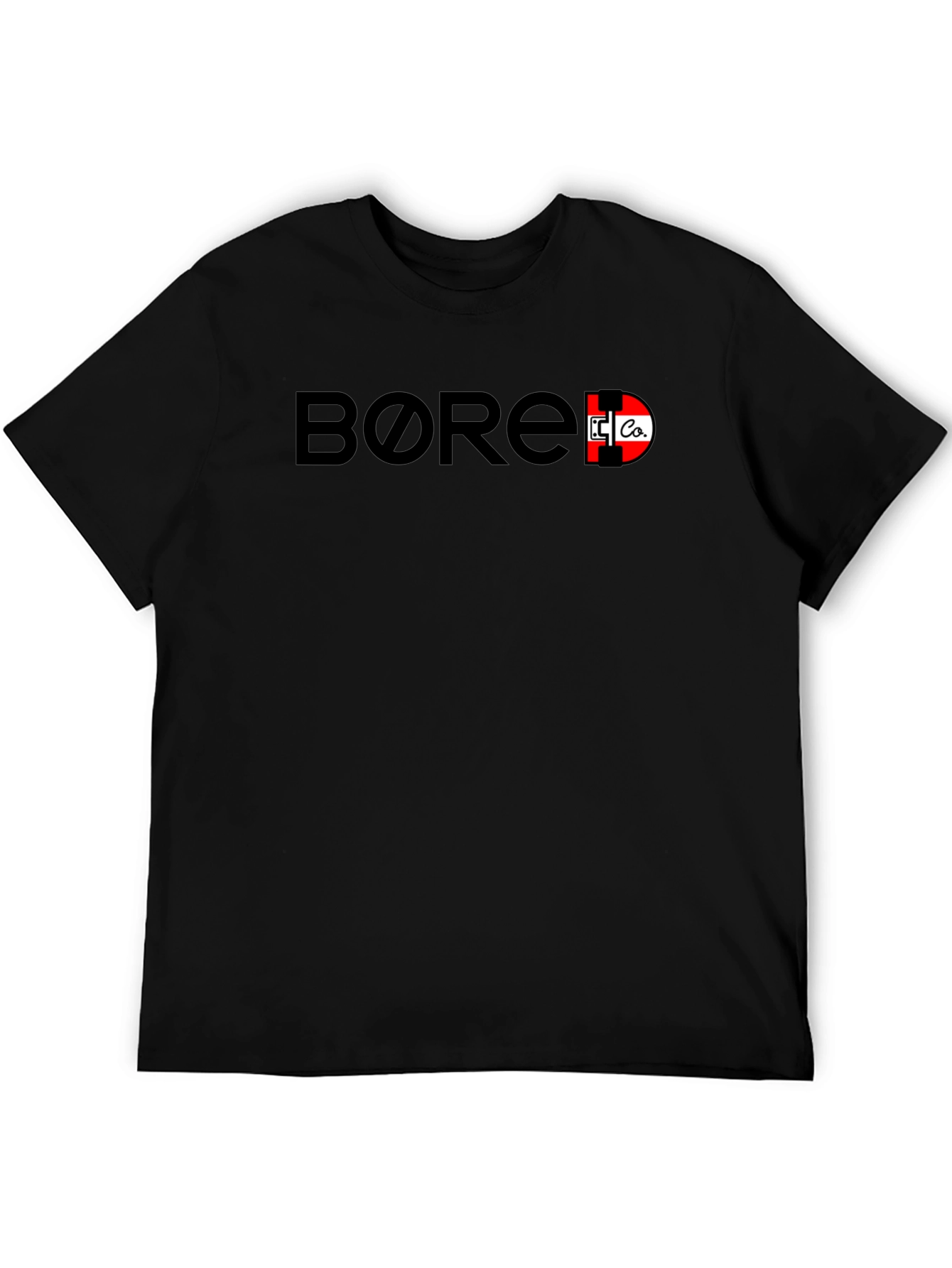 Bored Co. Graphic Print Black T-Shirt