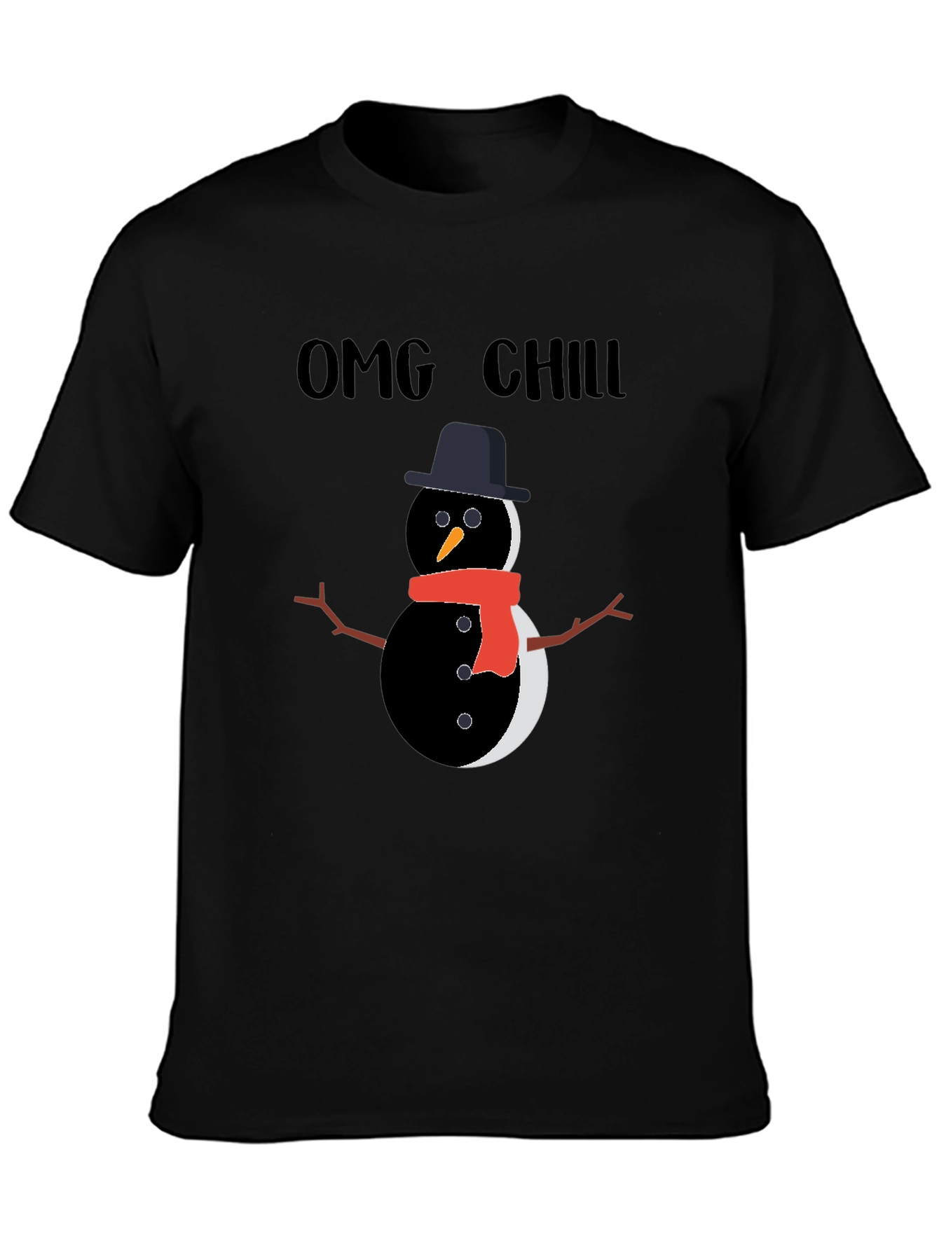 OMG Chill Snowman Graphic Tee
