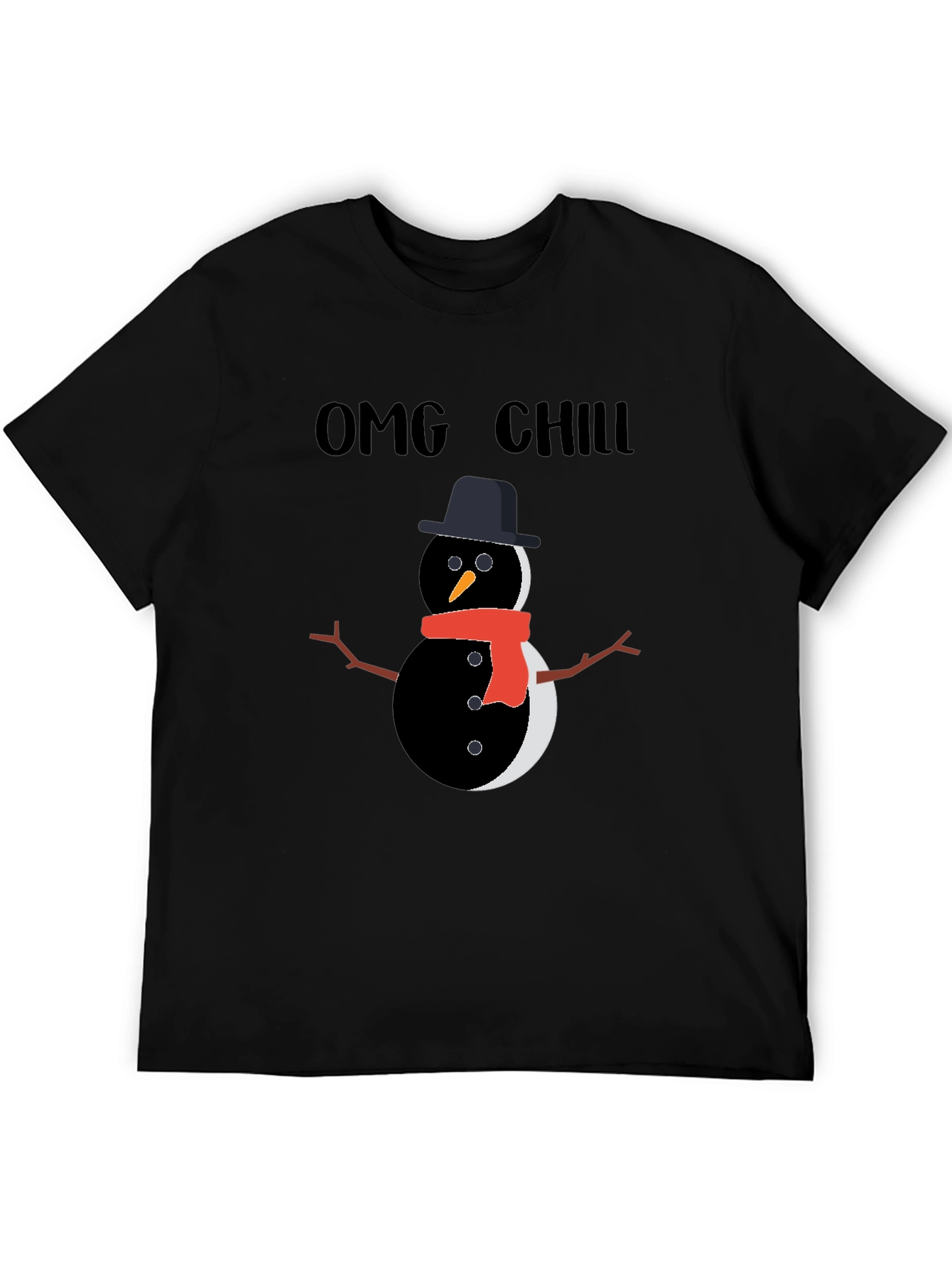 OMG Chill Snowman Graphic Tee