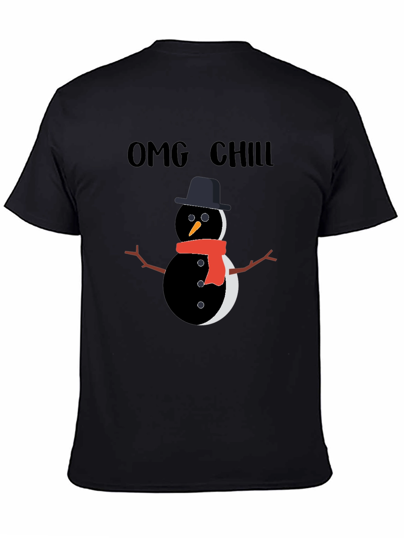 OMG Chill Snowman Graphic Tee