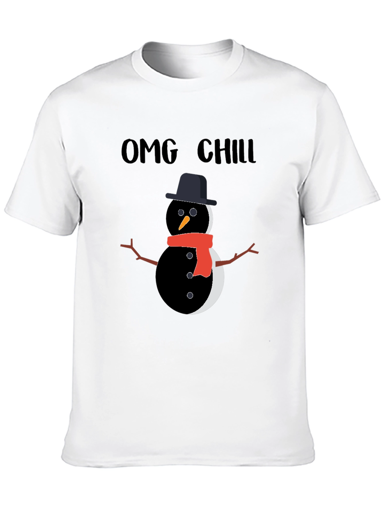 OMG Chill Snowman Graphic Tee