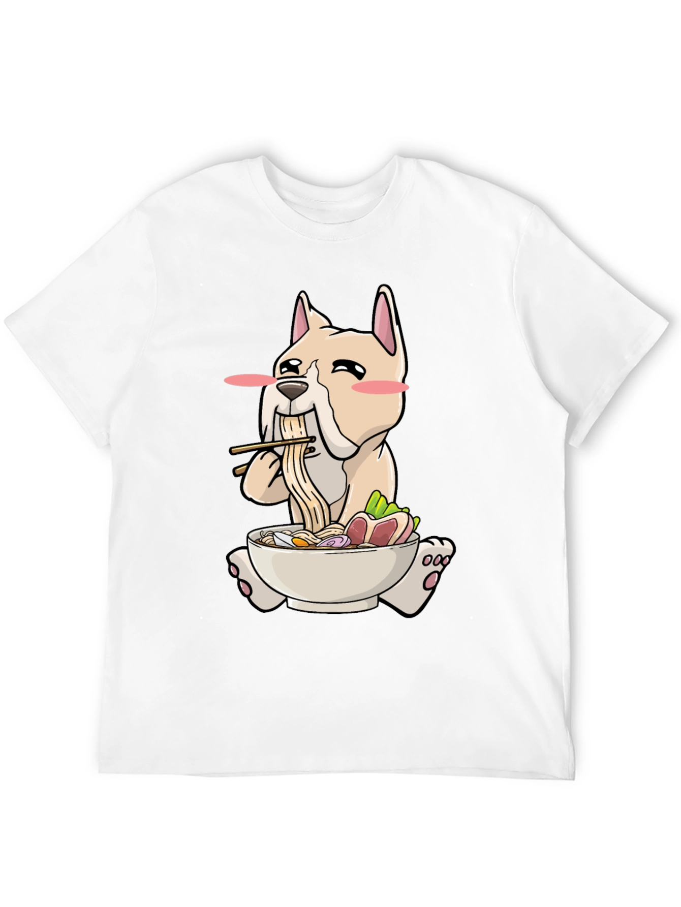 Dog Ramen T-Shirt - Cute Cartoon Graphic Tee