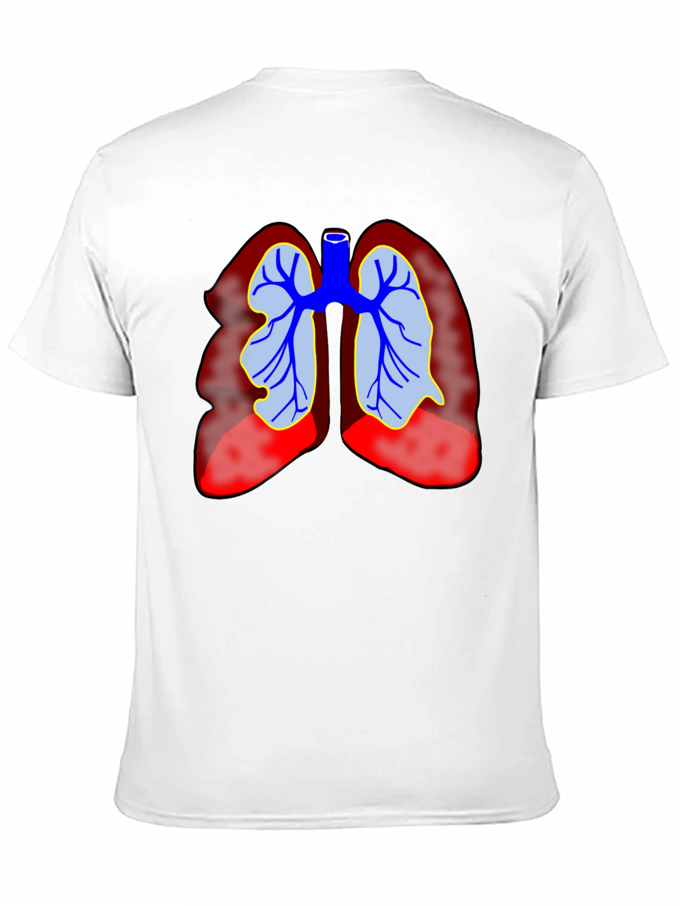Lung Anatomy Graphic T-Shirt - Medical Tee