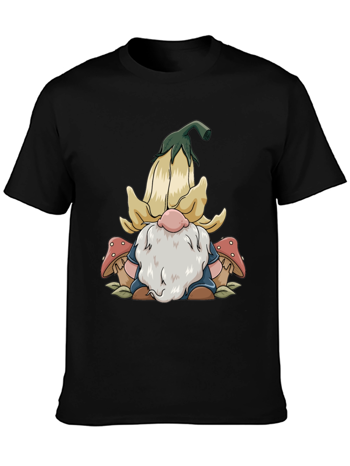 Gnome and Mushroom Graphic Tee