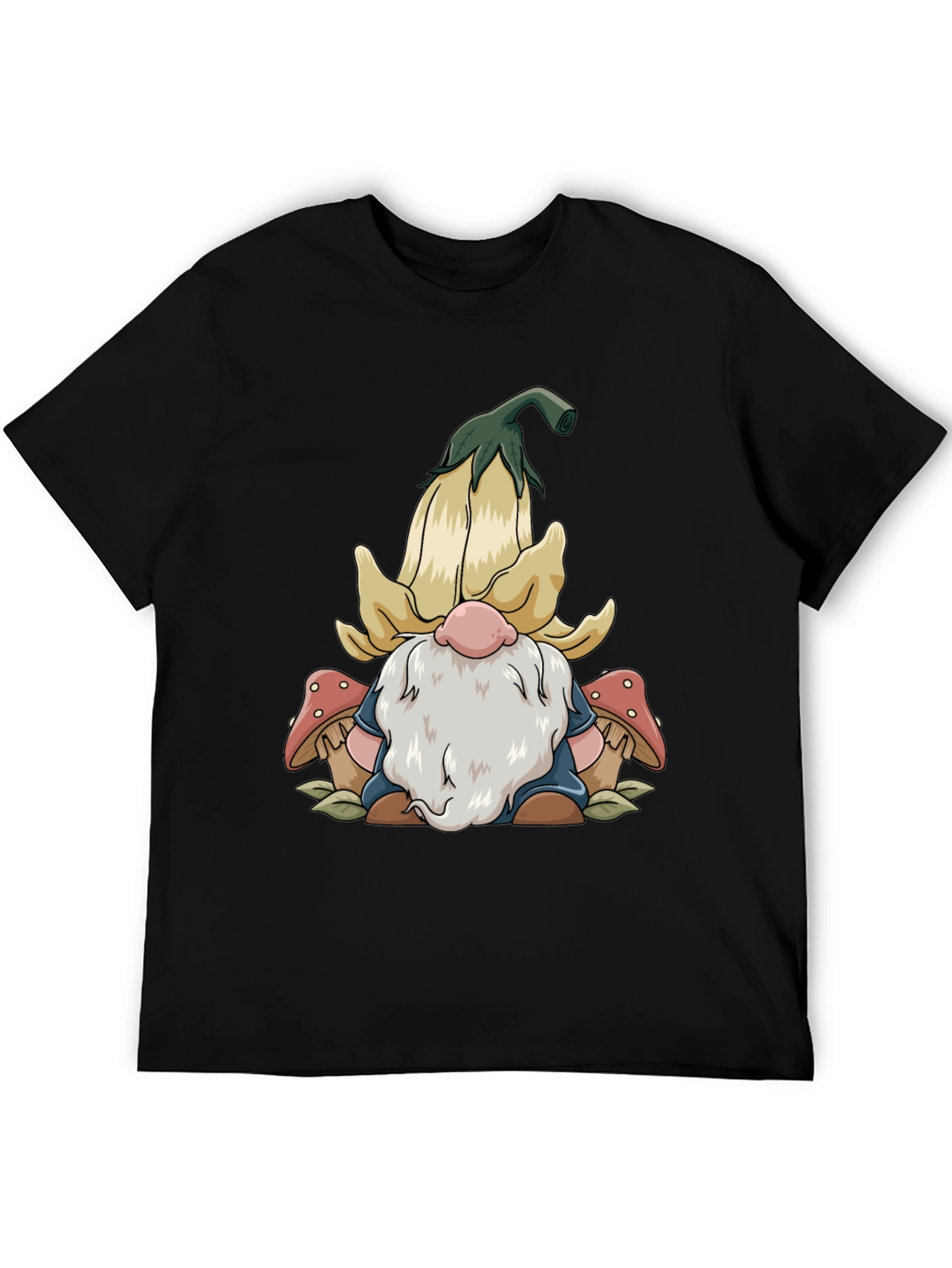 Gnome and Mushroom Graphic Tee