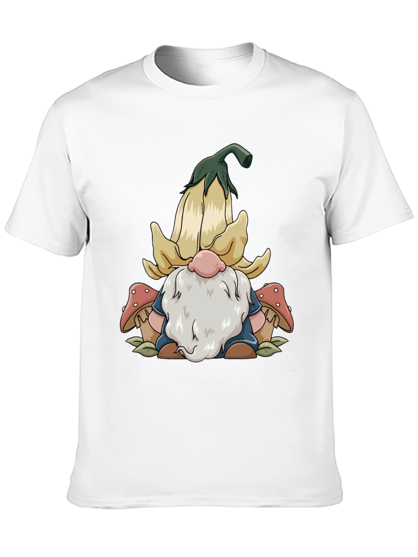 Gnome and Mushroom Graphic Tee