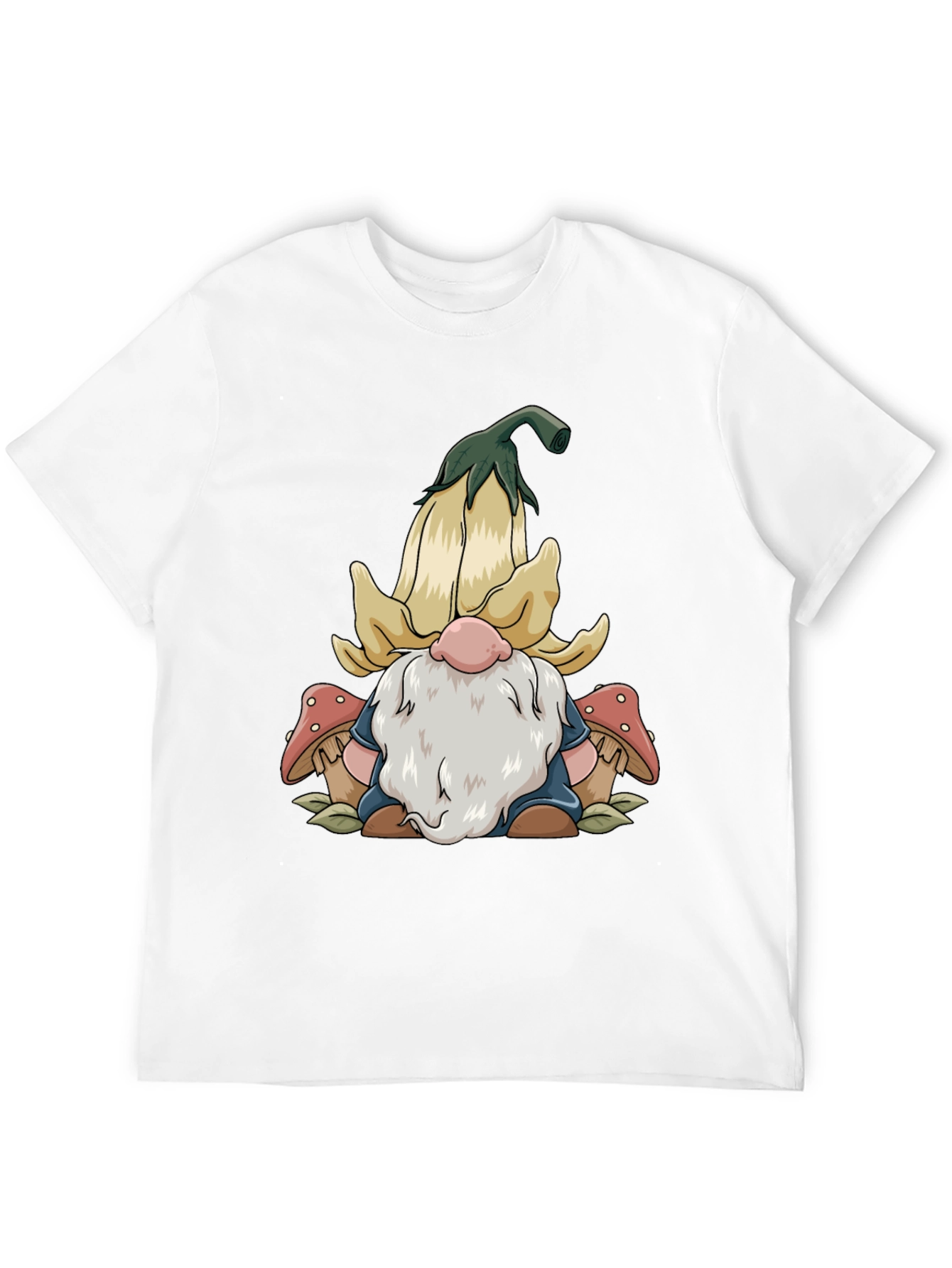 Gnome and Mushroom Graphic Tee