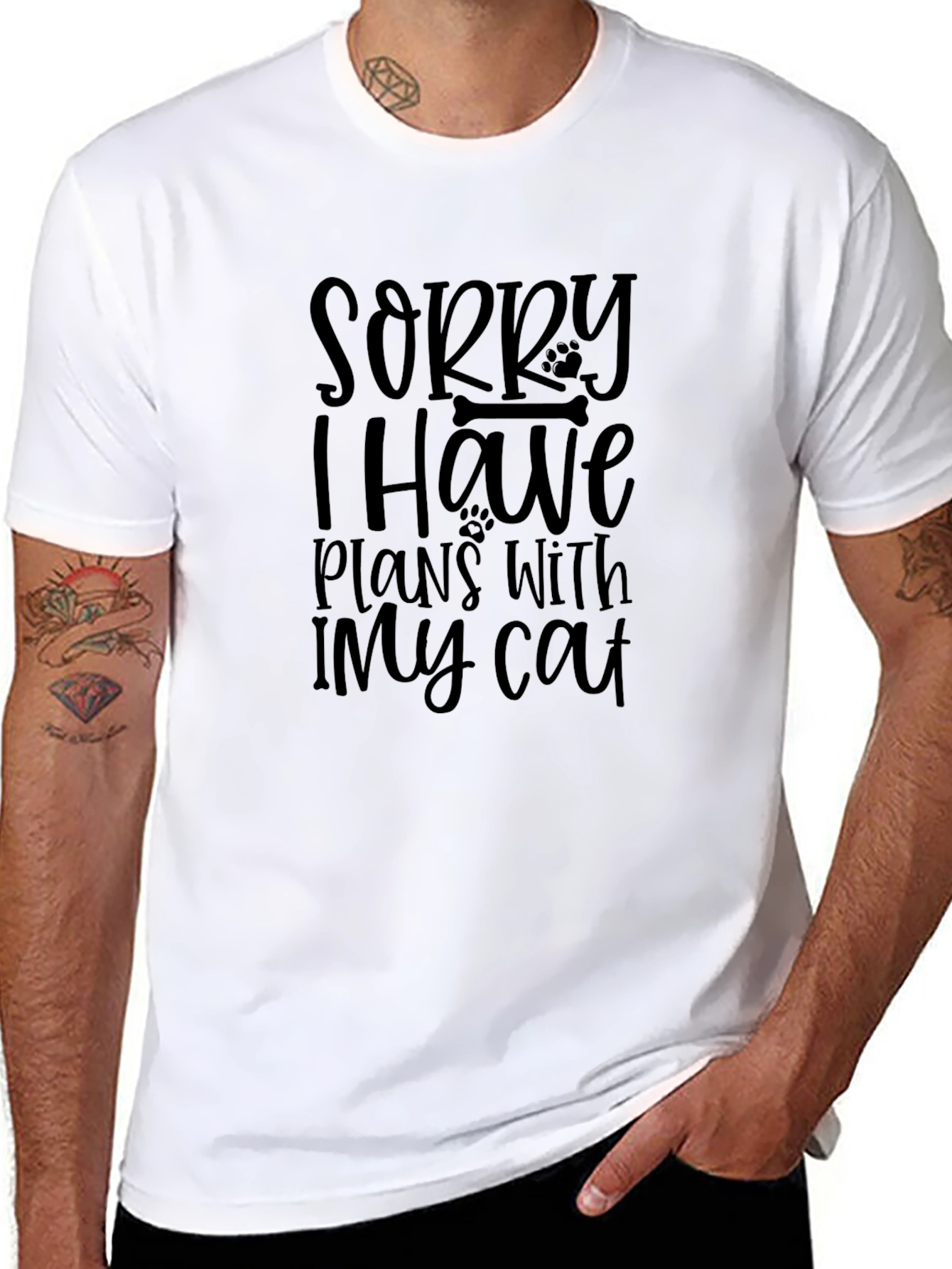 Sorry I Have Plans With My Cat T-Shirt