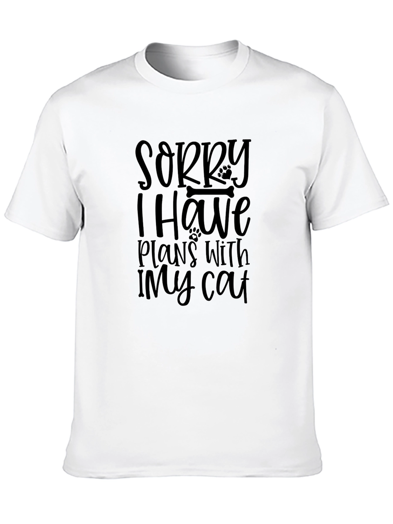 Sorry I Have Plans With My Cat T-Shirt