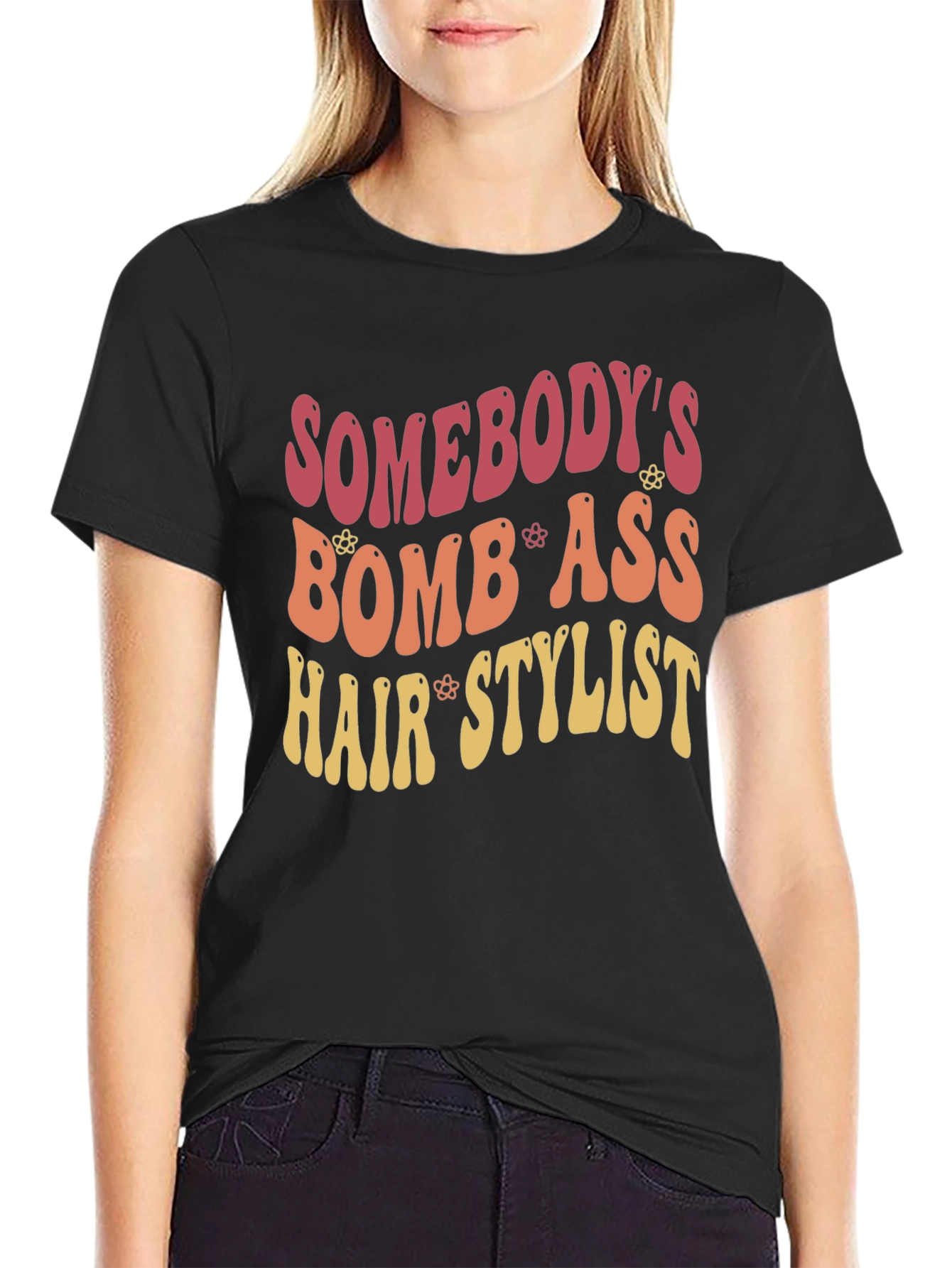 Bomb Ass Hair Stylist T-Shirt Retro Style