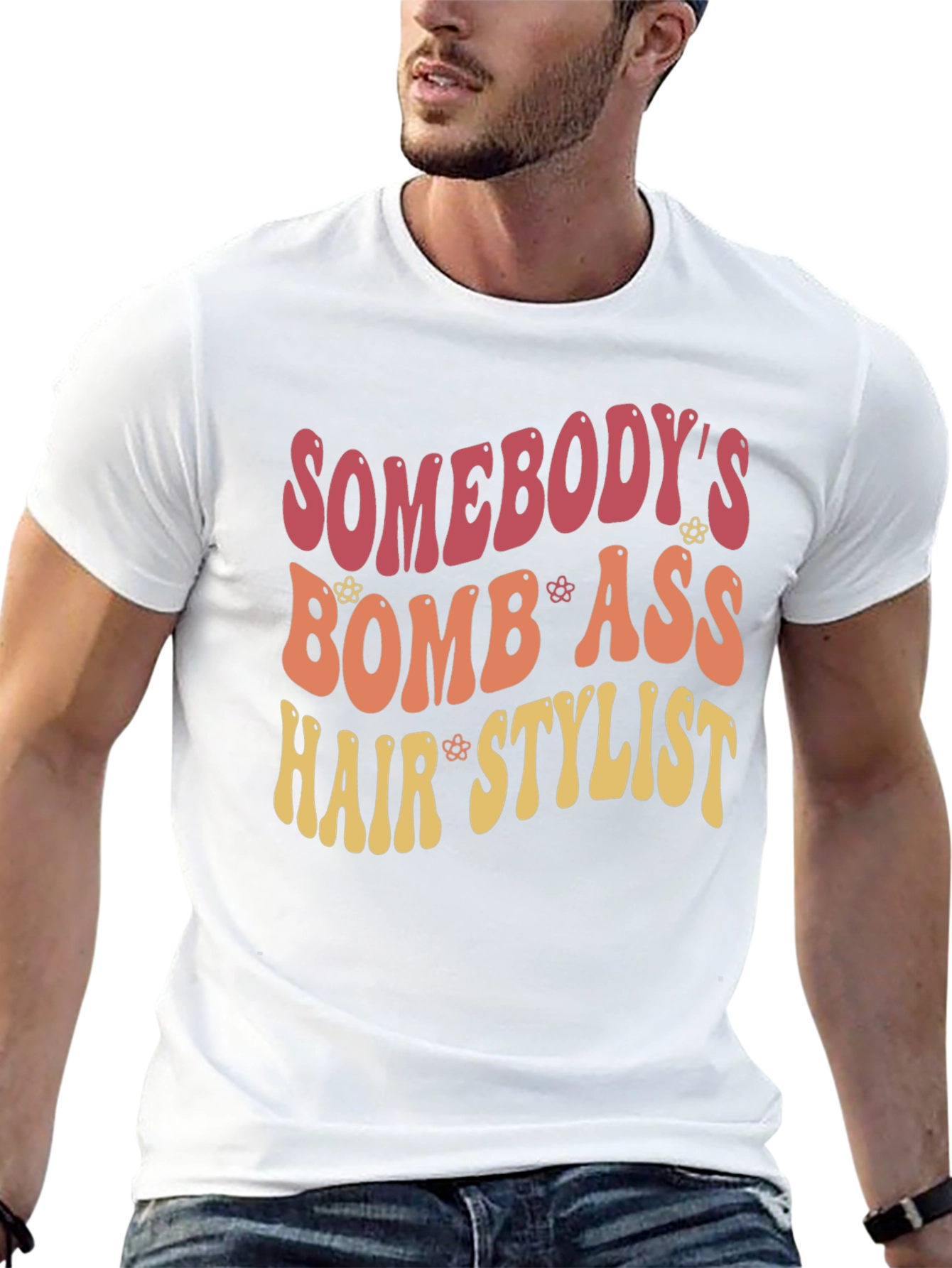 Bomb Ass Hair Stylist T-Shirt Retro Style