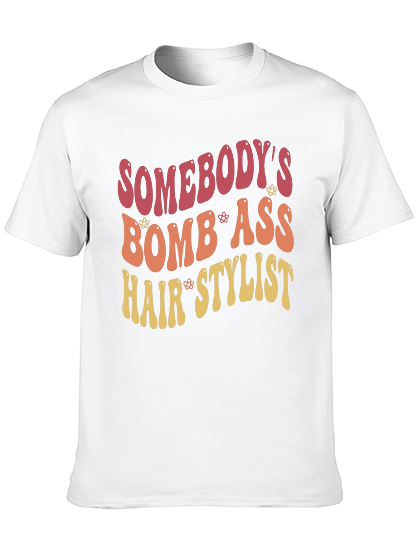 Bomb Ass Hair Stylist T-Shirt Retro Style