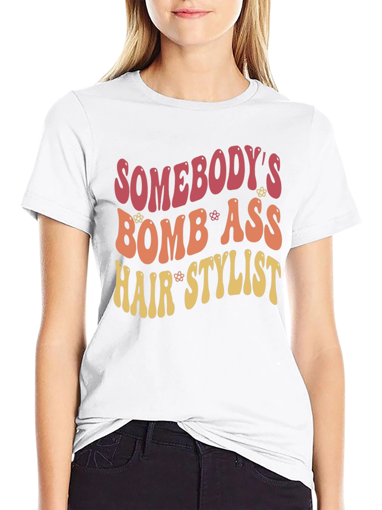 Bomb Ass Hair Stylist T-Shirt Retro Style